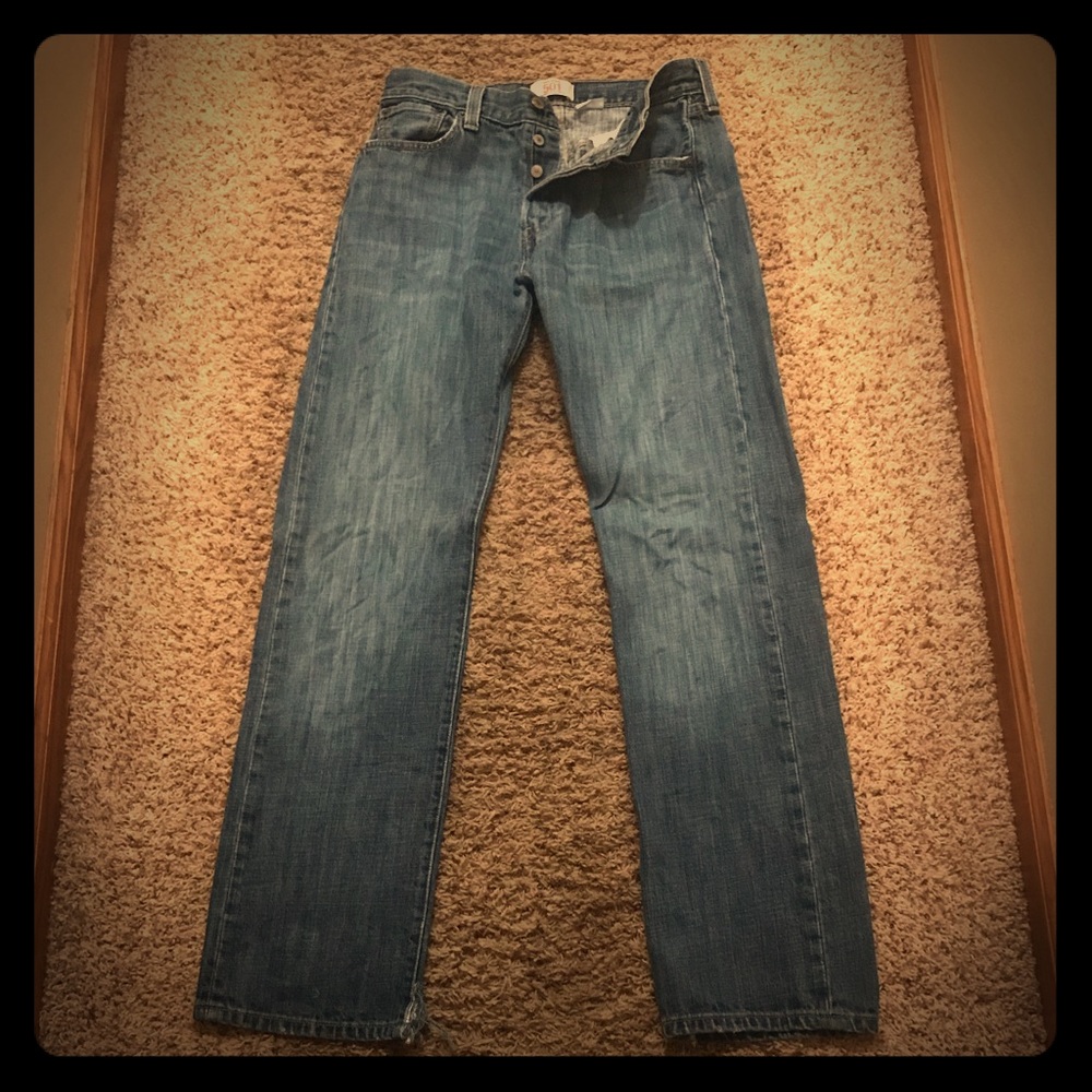 Levi Strauss Button 501 Button Fly Jeans